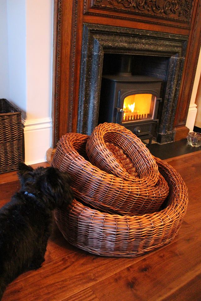 Darcy - Wicker Dog Bed