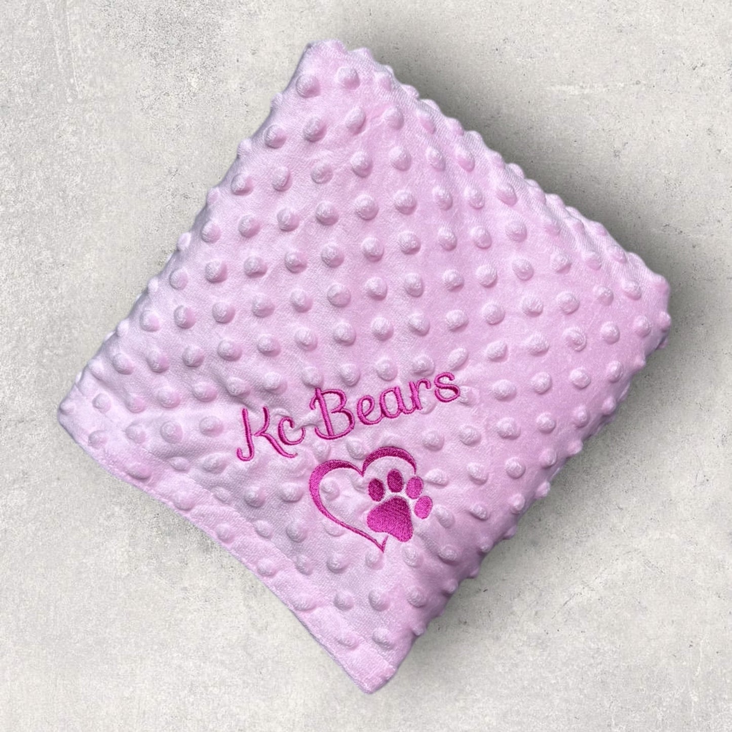 Large Personalised Pet Blankets - Embroidered