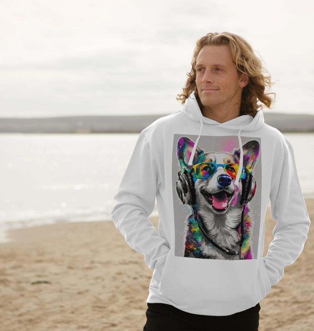 Funky Corgi DJ - مجموعة Paws & Beats