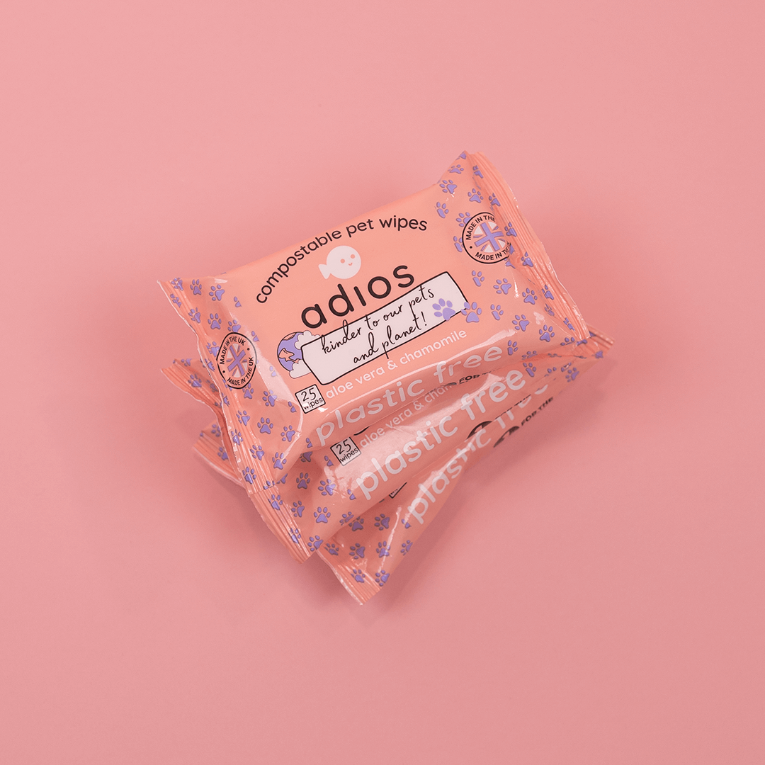 Adios Plastic - 🌱 Compostable Pet Wipes 🐶🐾