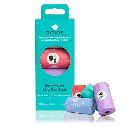 Adios Plastic - Compostable Dog Poo Bags