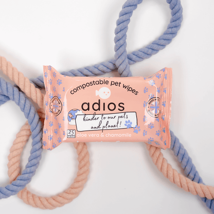 Adios Plastic - 🌱 Compostable Pet Wipes 🐶🐾
