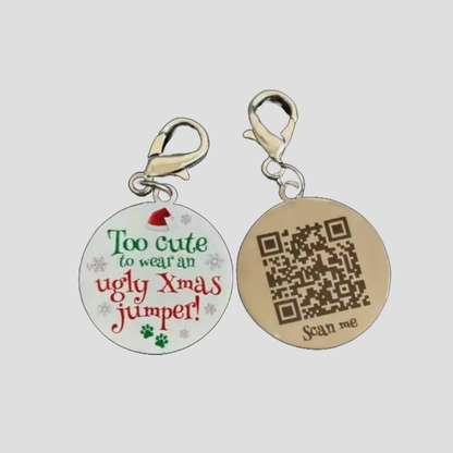 Christmas dog tag stocking filler for dogs