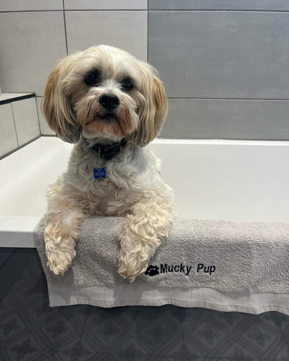 'Mucky Pup' Pet Towel - Embroidered