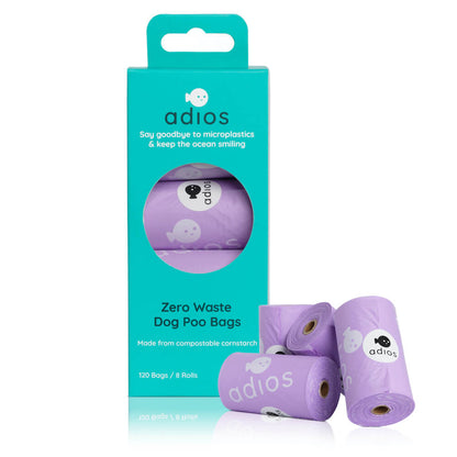 Adios Plastic - Compostable Dog Poo Bags