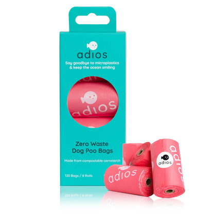 Adios Plastic - Compostable Dog Poo Bags
