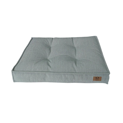 Front view of the Pet Wiz padded dog bed showing the full sleeping surface