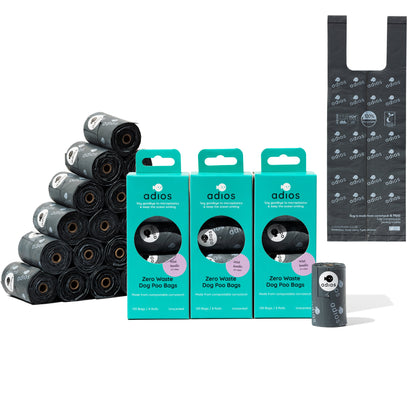 Adios Plastic - Compostable Dog Poo Bags