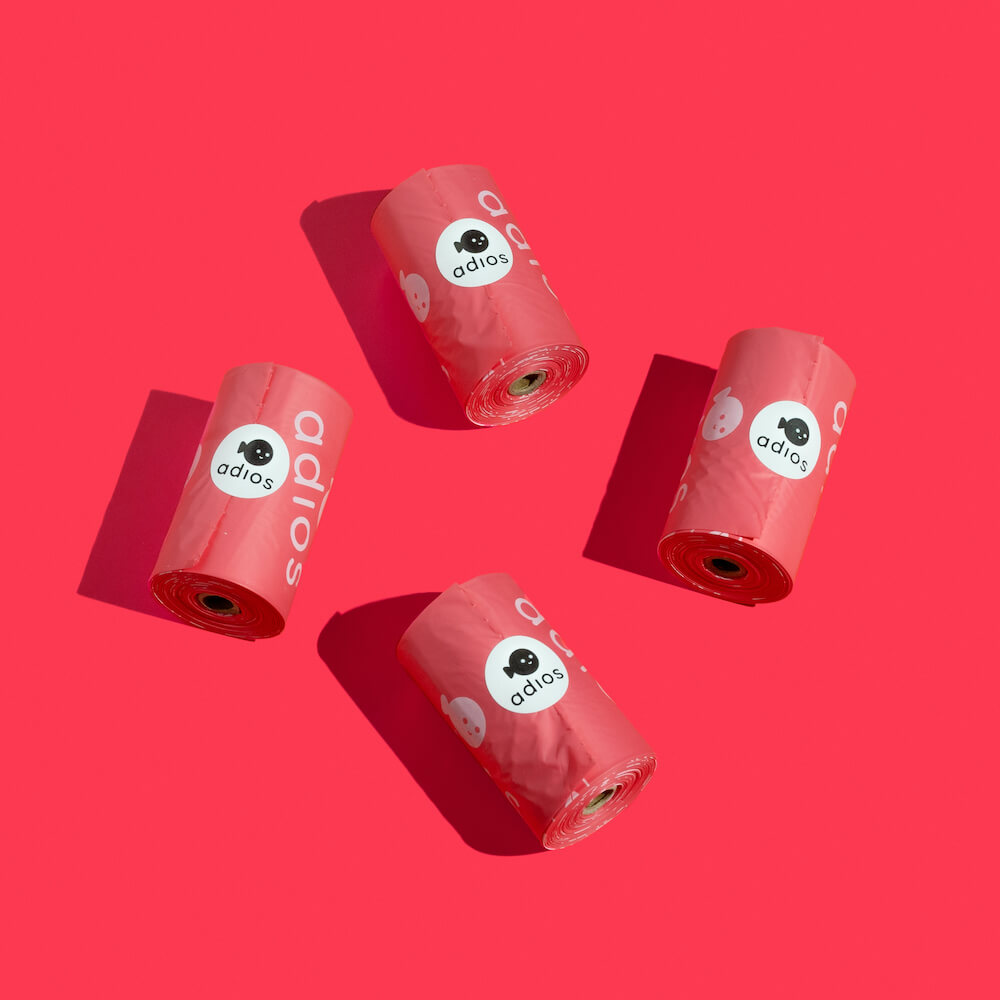 Adios Plastic - Compostable Dog Poo Bags