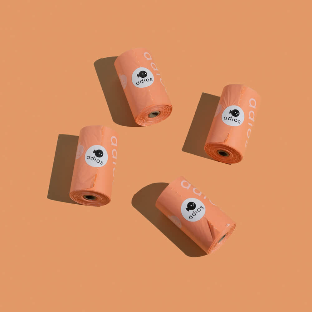 Adios Plastic - Compostable Dog Poo Bags