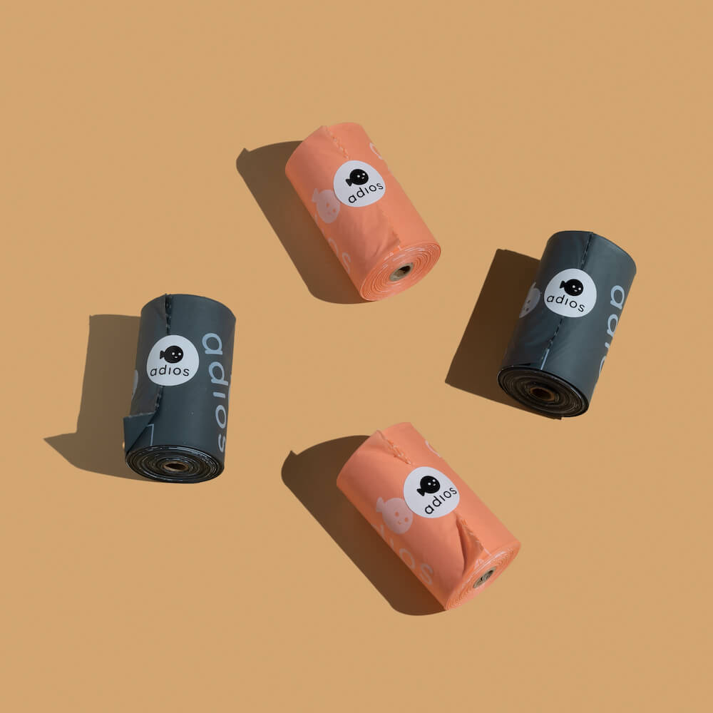 Adios Plastic - Compostable Dog Poo Bags