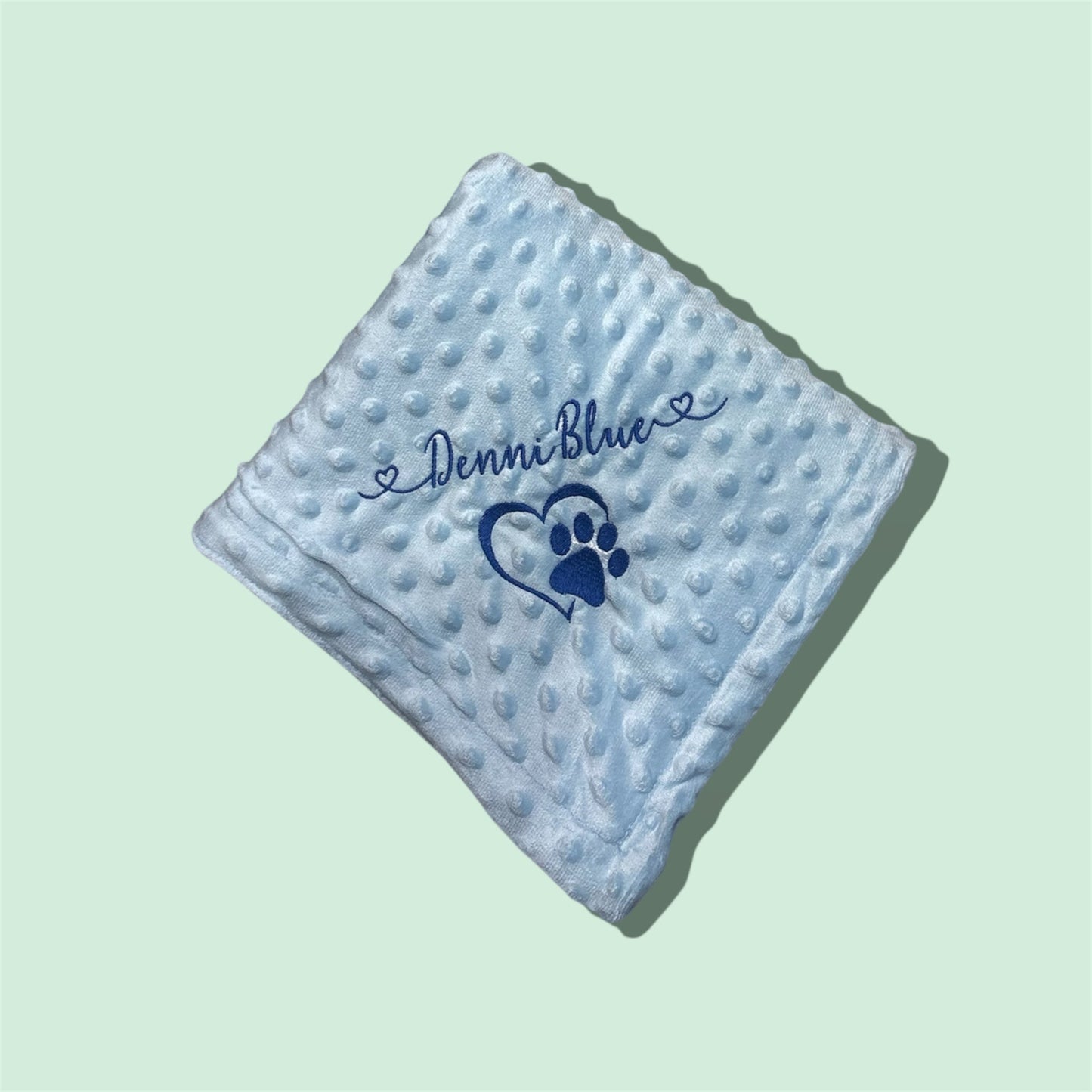 Large Personalised Pet Blankets - Embroidered