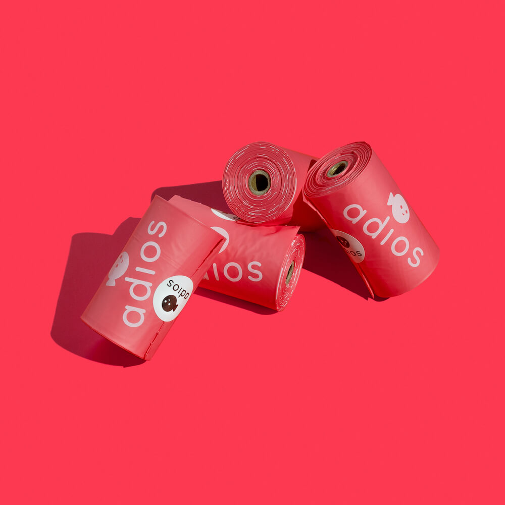 Adios Plastic - Compostable Dog Poo Bags