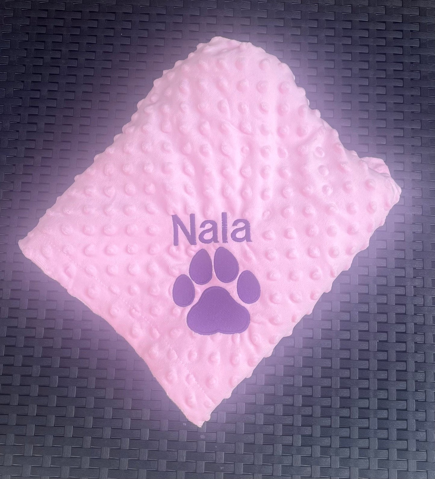 Large Personalised Pet Blankets - Embroidered