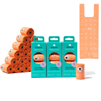 Adios Plastic - Compostable Dog Poo Bags