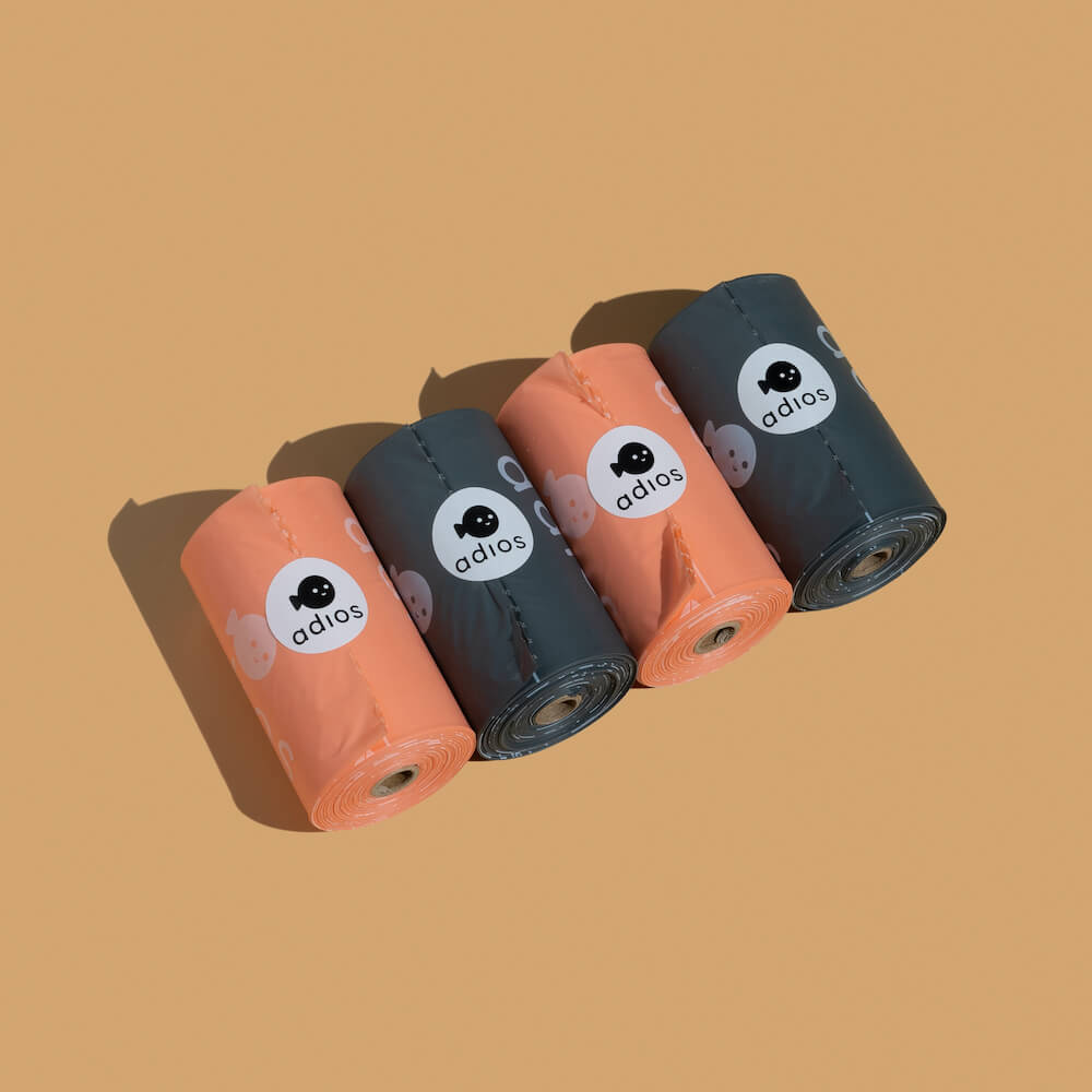 Adios Plastic - Compostable Dog Poo Bags