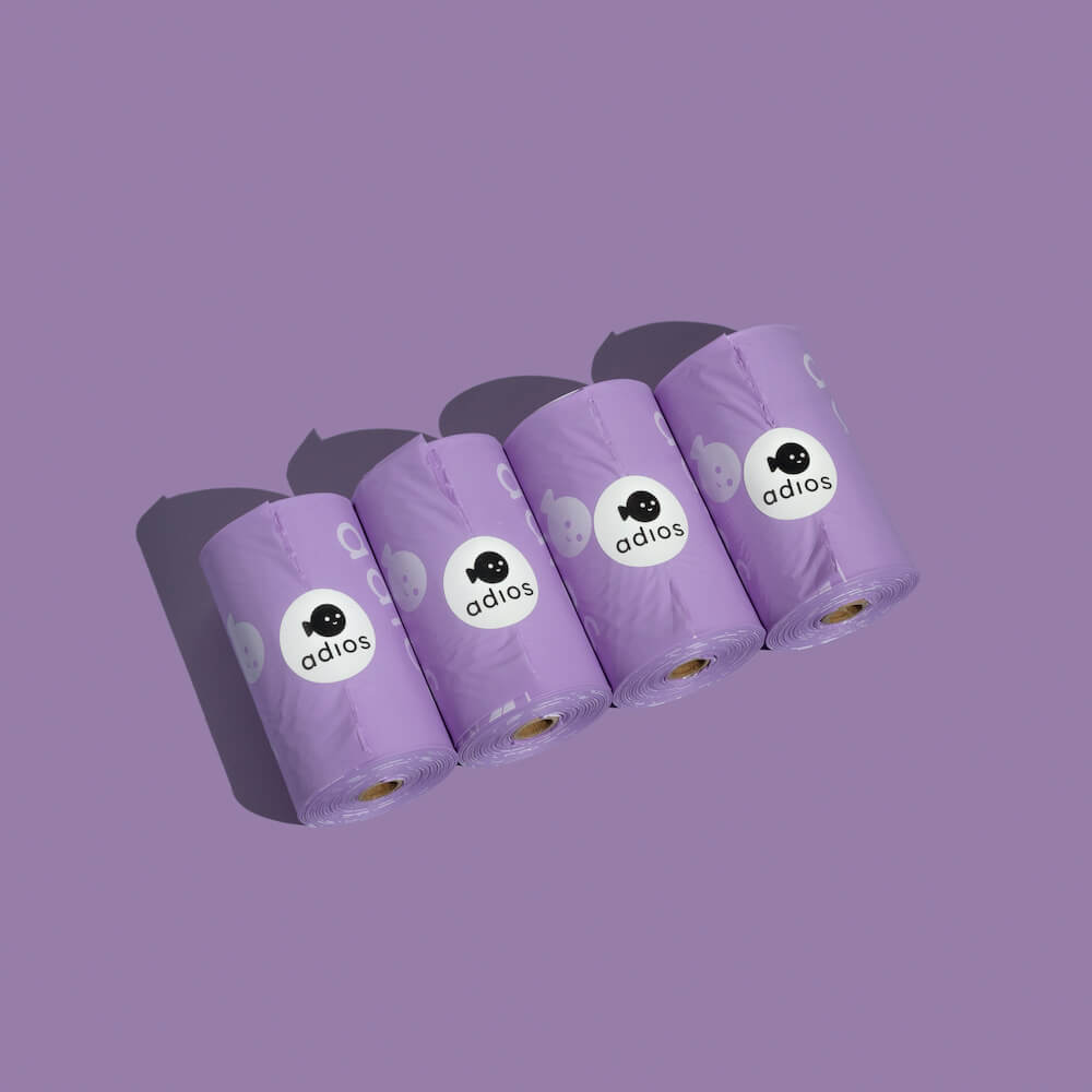 Adios Plastic - Compostable Dog Poo Bags