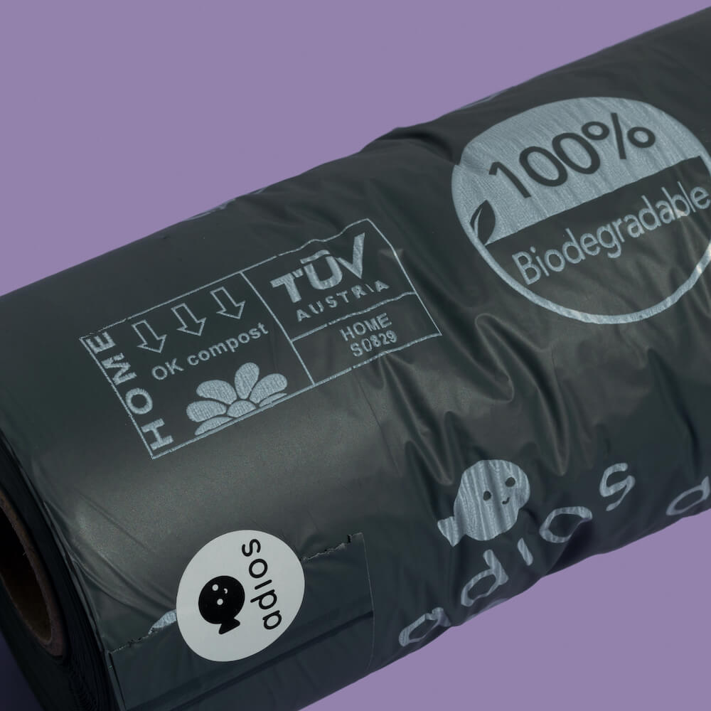 Adios Plastic - Compostable Dog Poo Bags