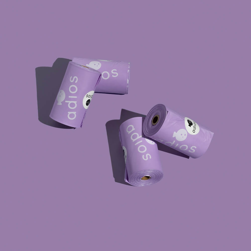 Adios Plastic - Compostable Dog Poo Bags