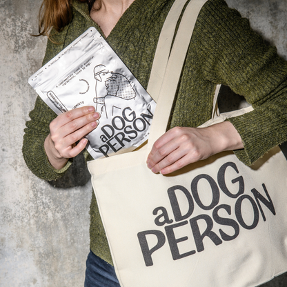 Dog lover tote bag carried on the shoulder