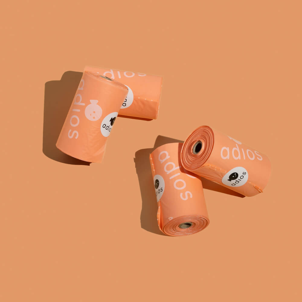 Adios Plastic - Compostable Dog Poo Bags