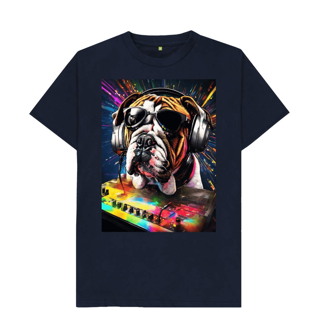 Navy Blue Bulldog and Roll - DJ Paws & Beats Collection