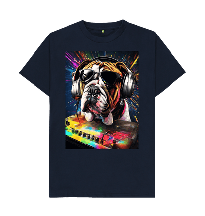 Navy Blue Bulldog and Roll - DJ Paws & Beats Collection