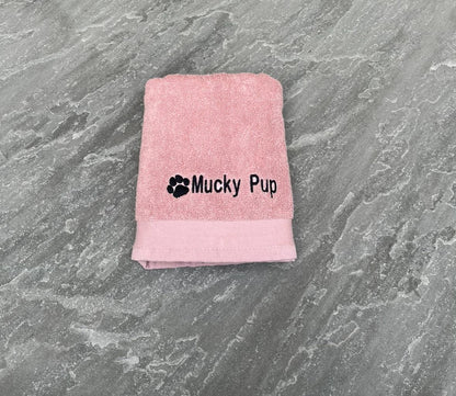 'Mucky Pup' Pet Towel - Embroidered