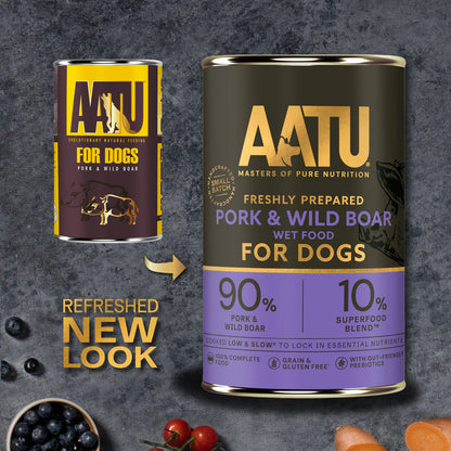 AATU - Pork & Wild Boar Wet Dog Food