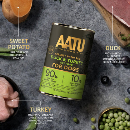 AATU - Duck & Turkey Wet Dog Food