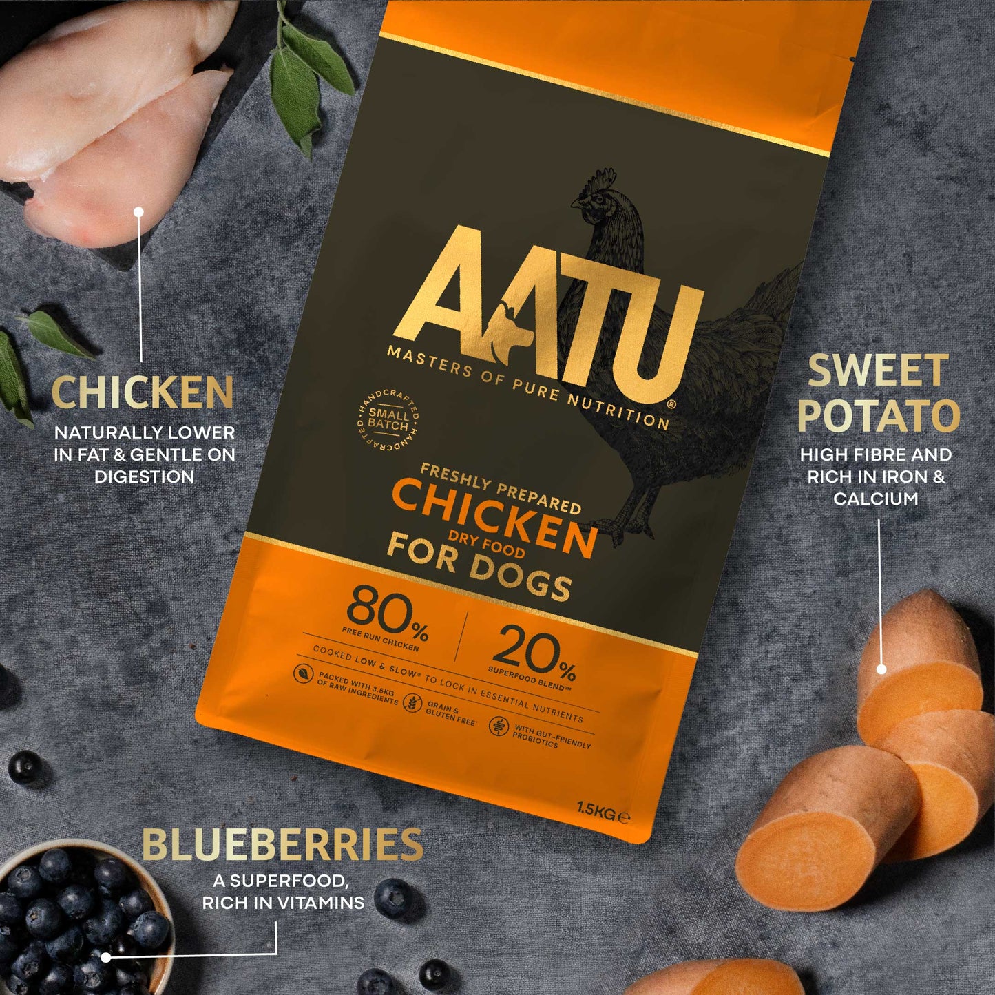 AATU - Free Run Chicken Dry Dog Food