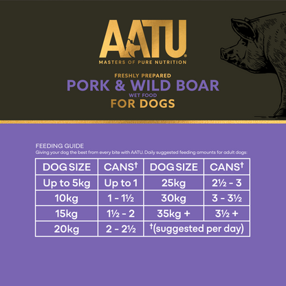AATU - Pork & Wild Boar Wet Dog Food