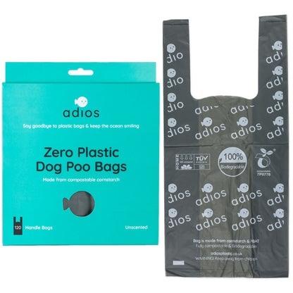 Adios Plastic - Compostable Dog Poo Bags