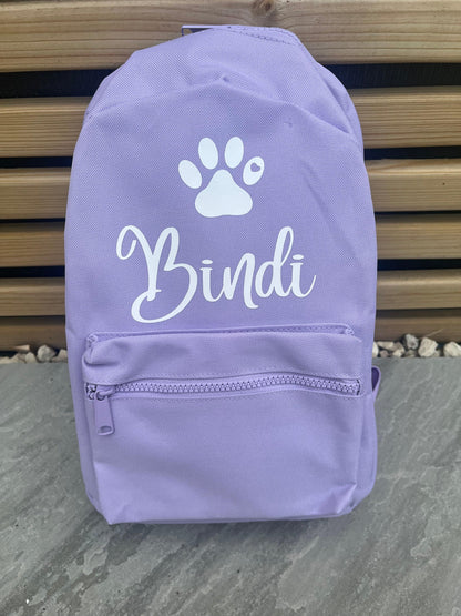 Personalised Mini Backpacks