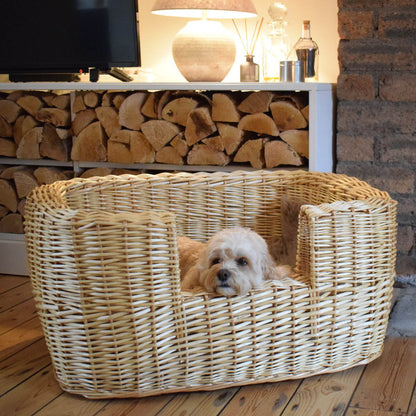 Winston - Wicker Dog Bed