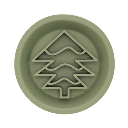 Duke & Milo festive two sided slow feeder dog bowl and lick mat