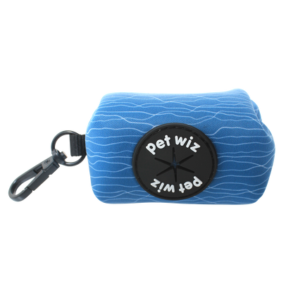 Patterned poo bag dispenser holder from Pet Wiz at Duke & Milo