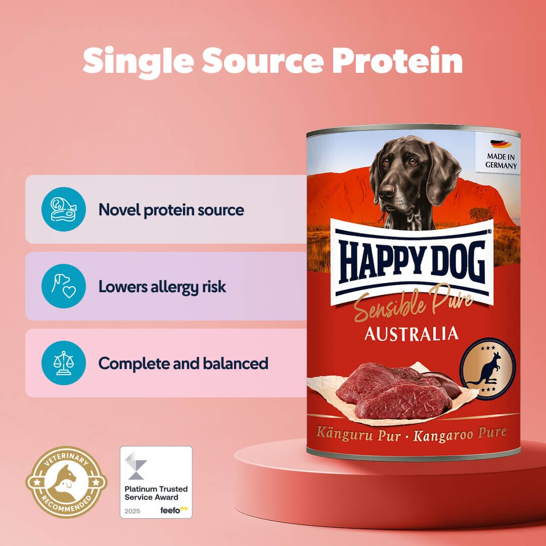 Happy Dog Pure Kangaroo 6 x 400g multipack