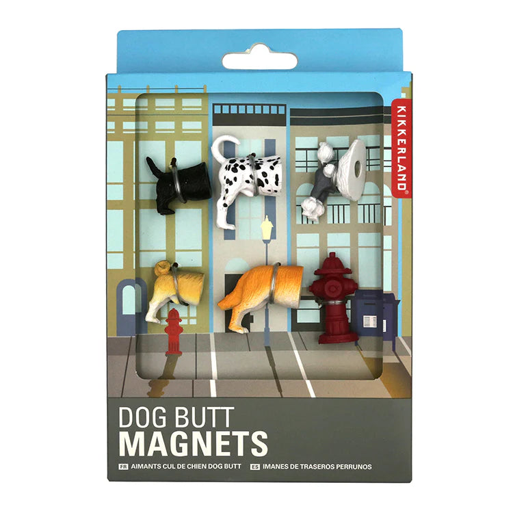Kikkerland dog-butt fridge magnets, a quirky gift for dog lovers | Duke & Milo