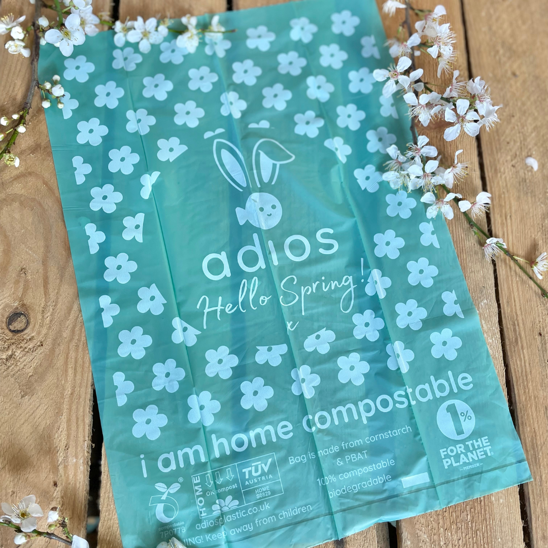 Adios Plastic - Compostable Dog Poo Bags