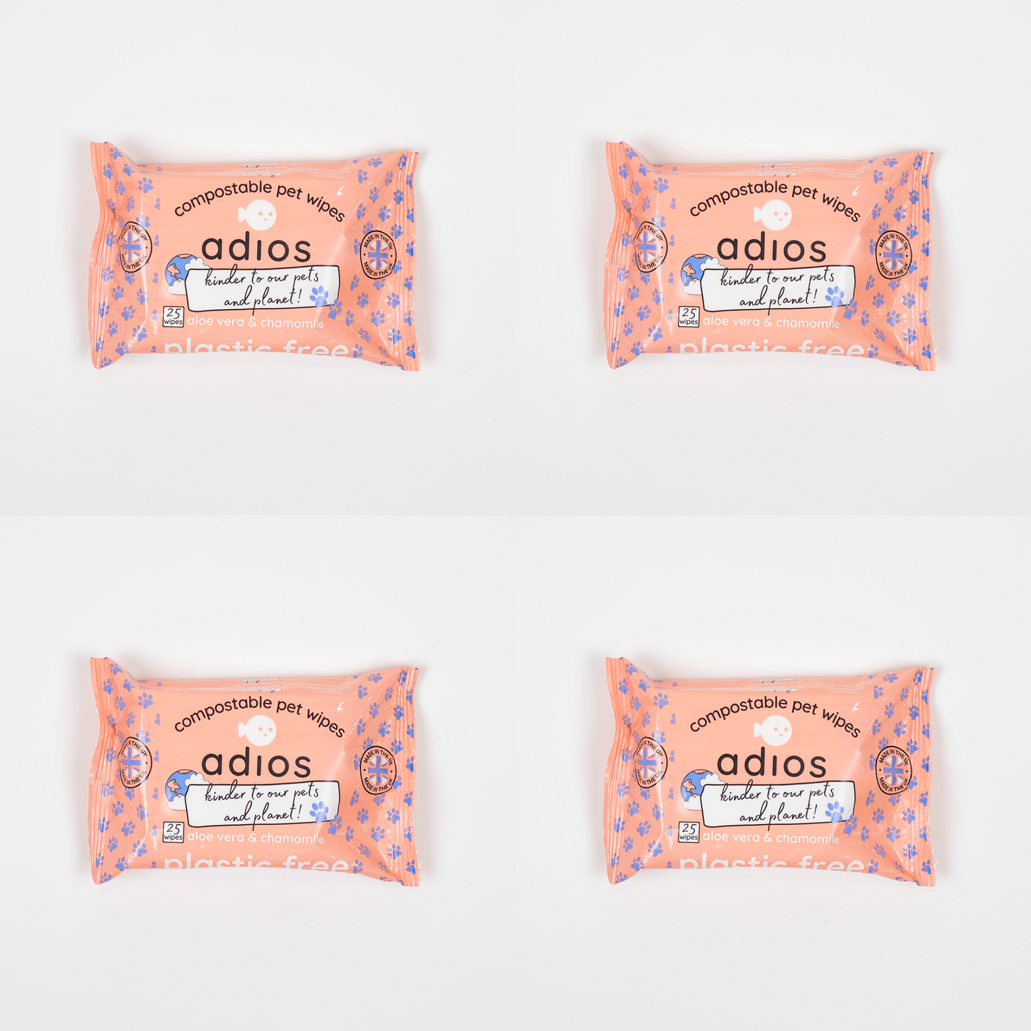 Adios Plastic - 🌱 Compostable Pet Wipes 🐶🐾