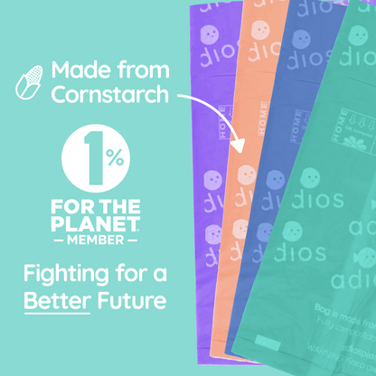 Adios Plastic - Compostable Dog Poo Bags