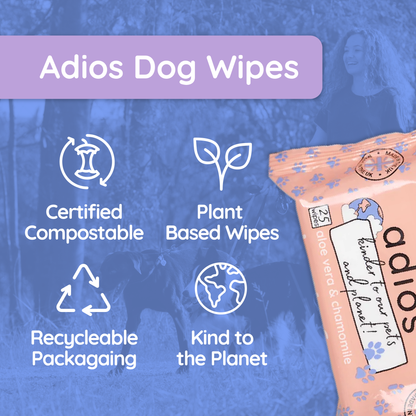 Adios Plastic - 🌱 Compostable Pet Wipes 🐶🐾