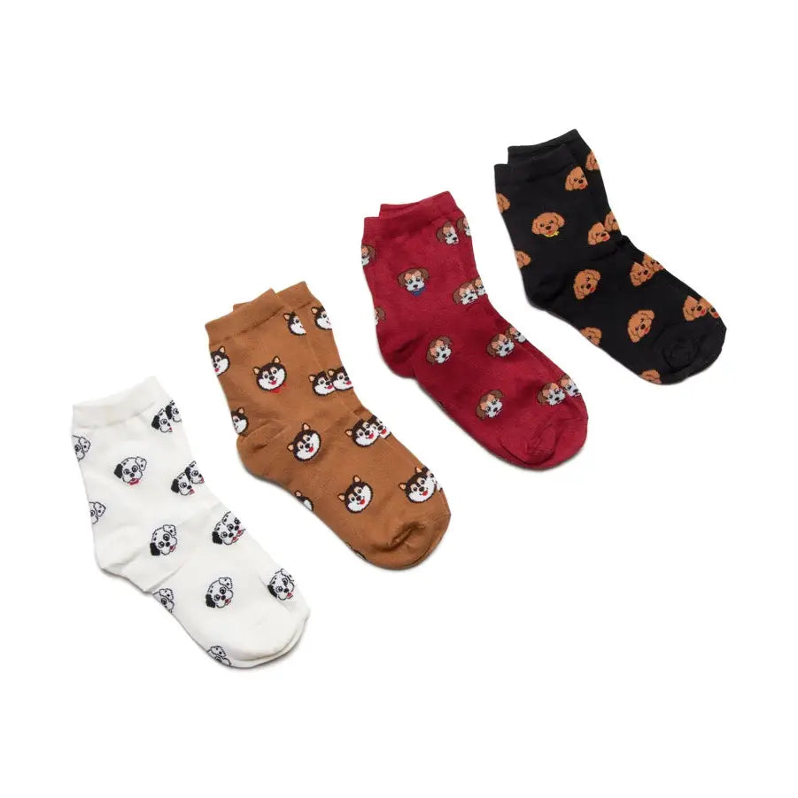Happy Doggy Socks – dog-breed print socks for humans, a fun novelty gift for dog lovers | Duke & Milo