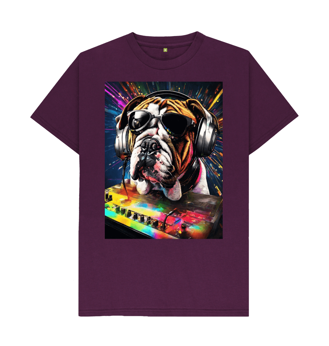 Purple Bulldog and Roll - DJ Paws & Beats Collection