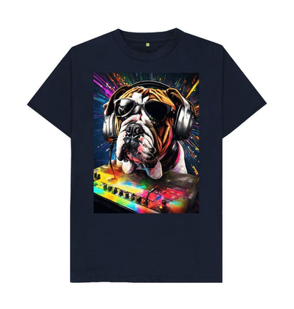 Navy Blue Bulldog and Roll - DJ Paws & Beats Collection