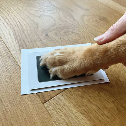 Pet safe non-toxic paw print ink pad kit for dogs and cats