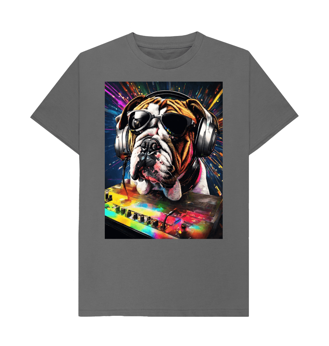 Slate Grey Bulldog and Roll - DJ Paws & Beats Collection