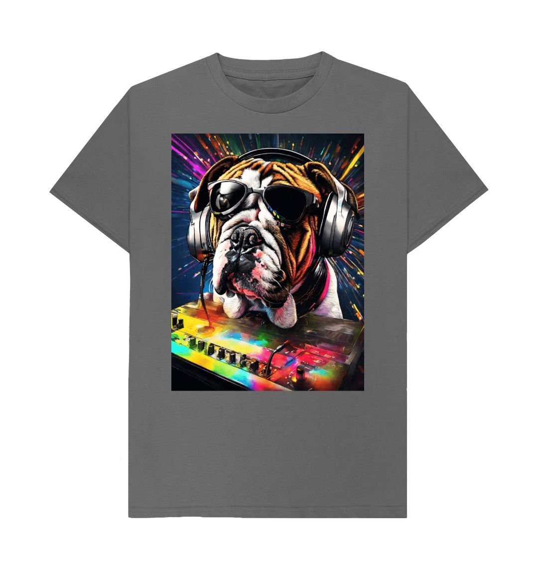 Slate Grey Bulldog and Roll - DJ Paws & Beats Collection